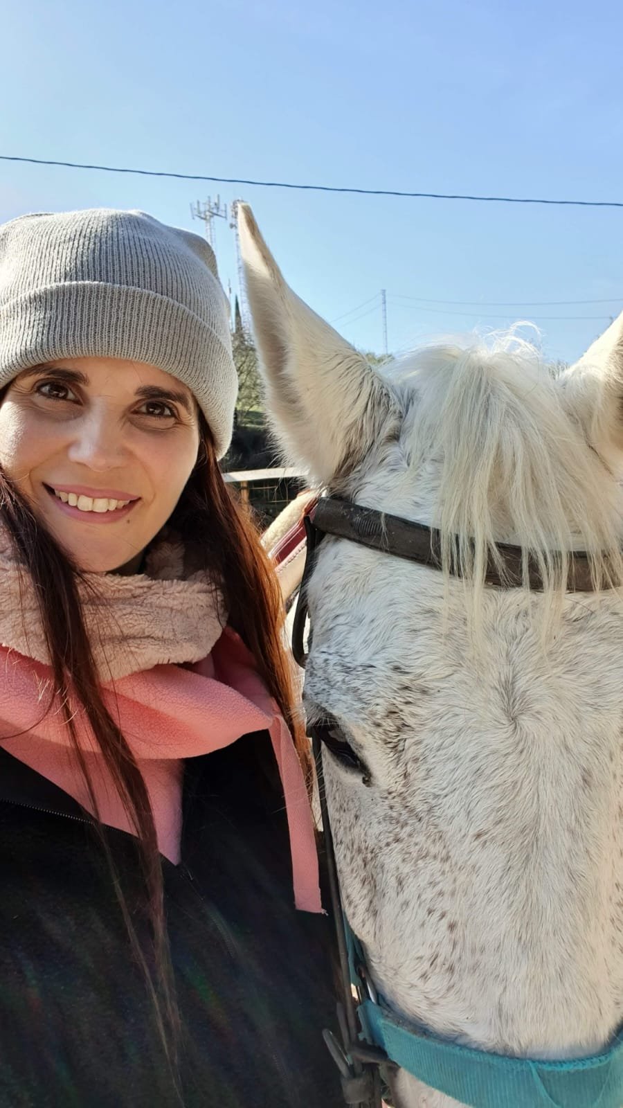 Esther con caballo