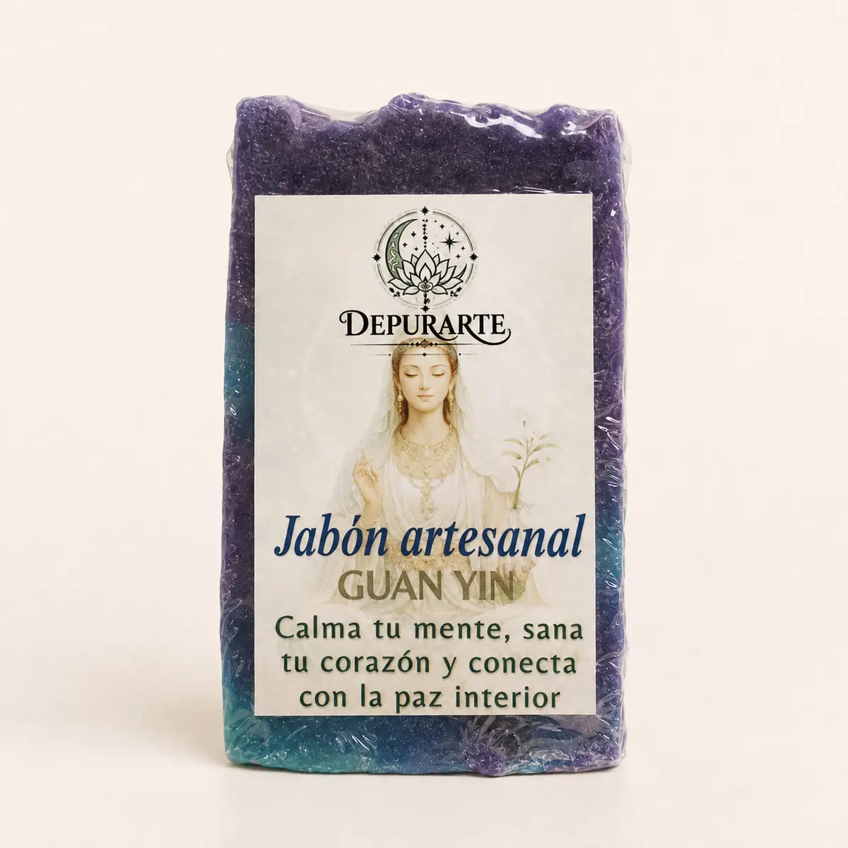 Jabón energético Guan Yin con lavanda
