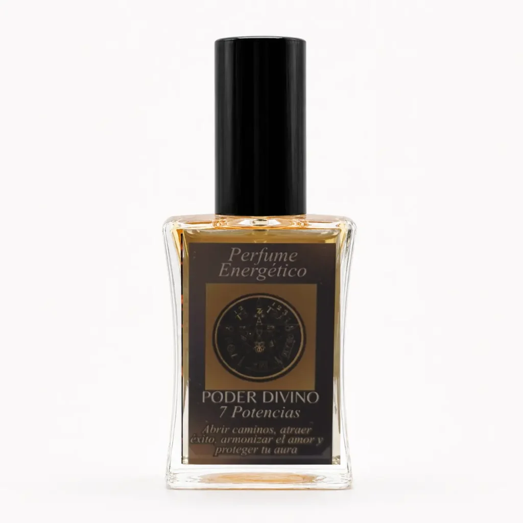 Perfume Poder Divino 7 Potencias Unisex – Caminos y protección