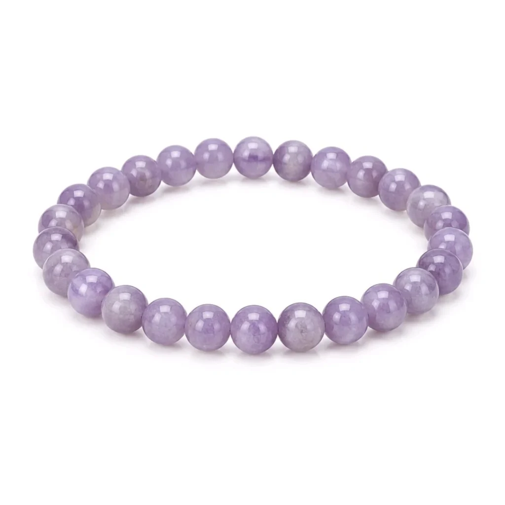 Pulsera de Mineral Lavanda 6 mm