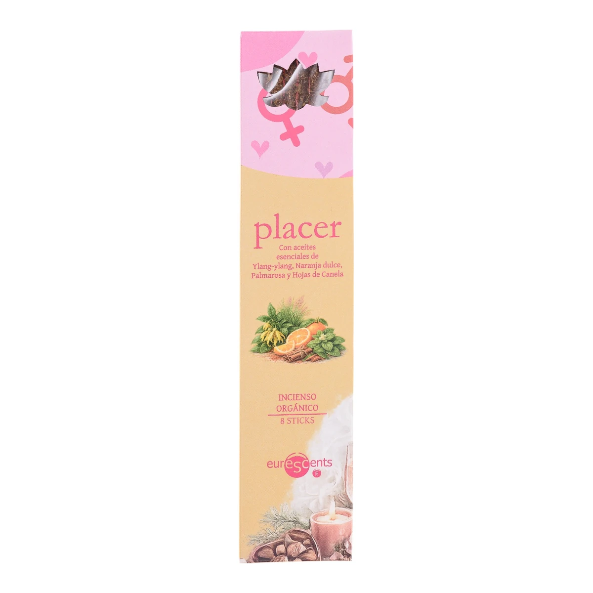 Incienso orgánico Placer – 8 varillas