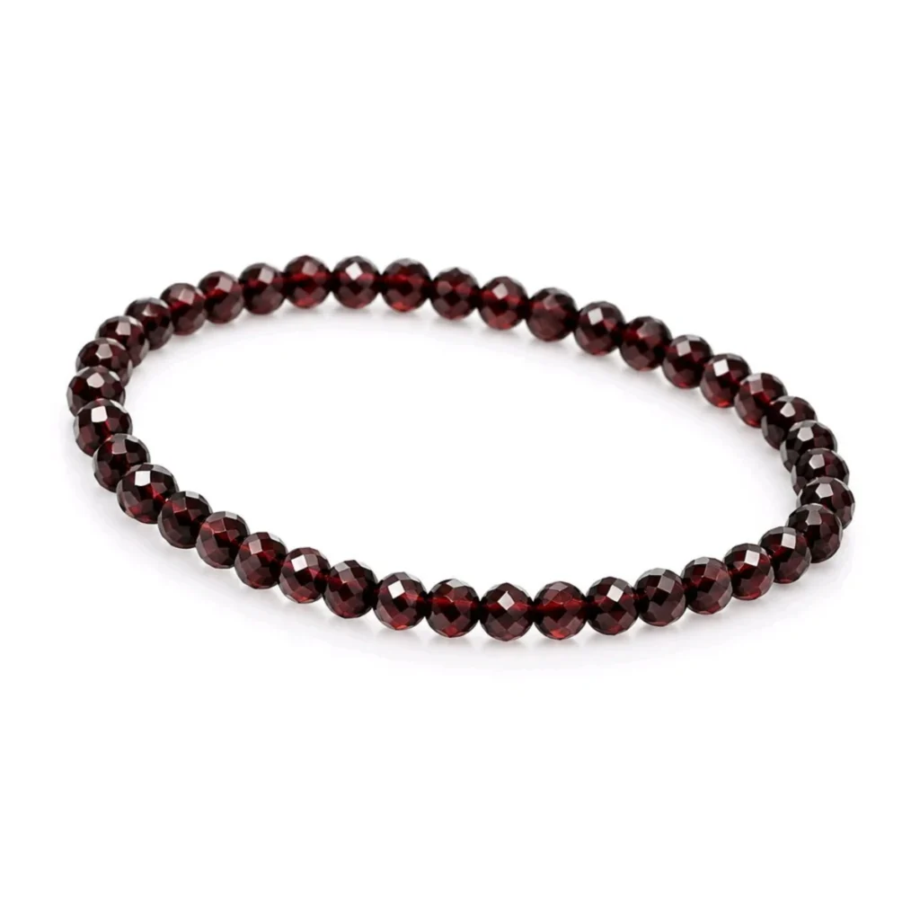 Pulsera Granate – Facetada 3 mm