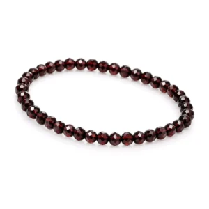 Pulsera Granate – Facetada 3 mm