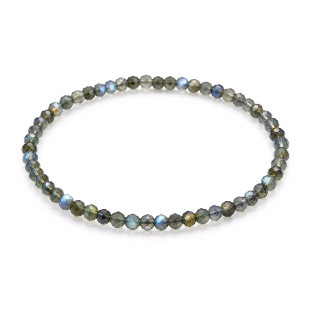 Pulsera Labradorita – Facetada 2 mm