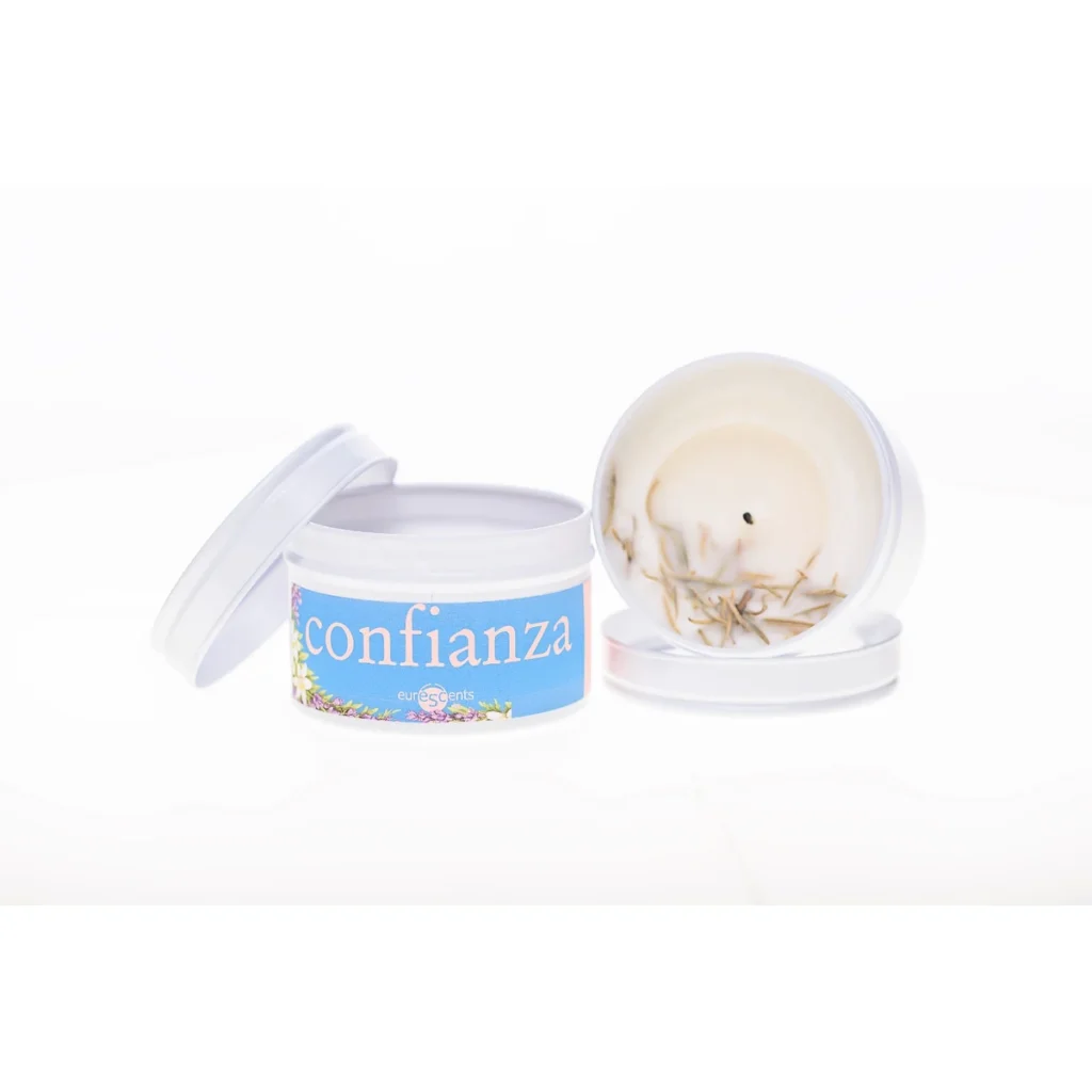 Vela vegetal con hierbas Confianza – 100 g