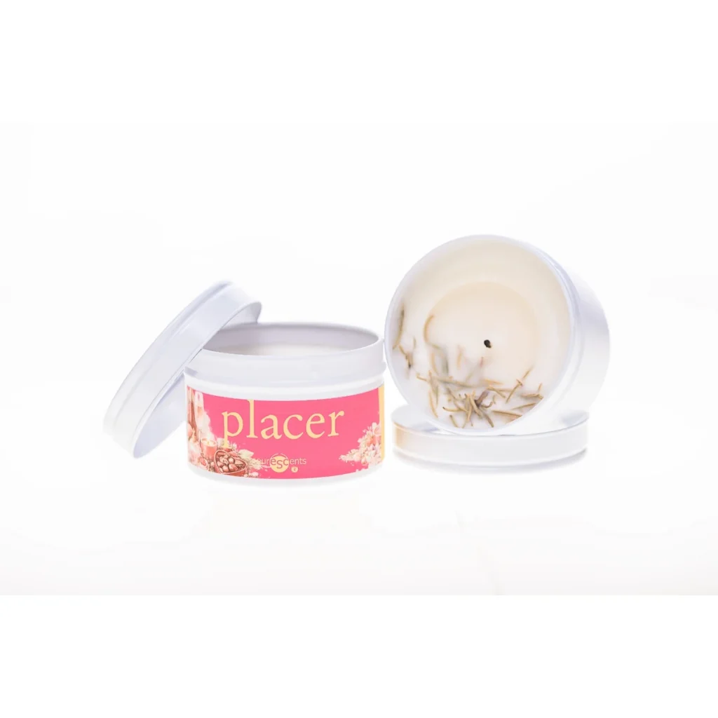 Vela vegetal con hierbas Placer – 100 g